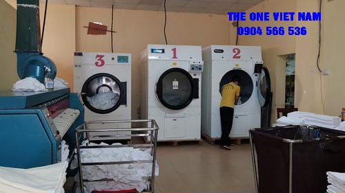 Máy giặt công nghiệp cho khách sạn tại Ninh Bình